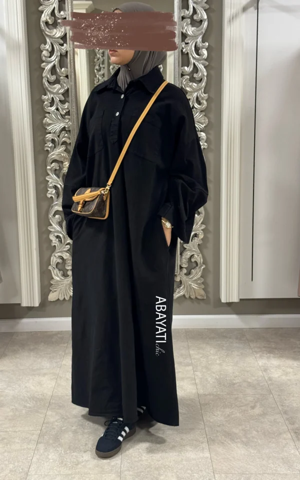 Daily: Denim dress. - Afbeelding 3