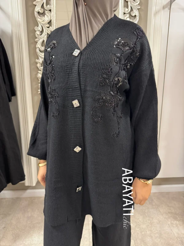 Daily: Embellished Knit cardigan set. - Afbeelding 2