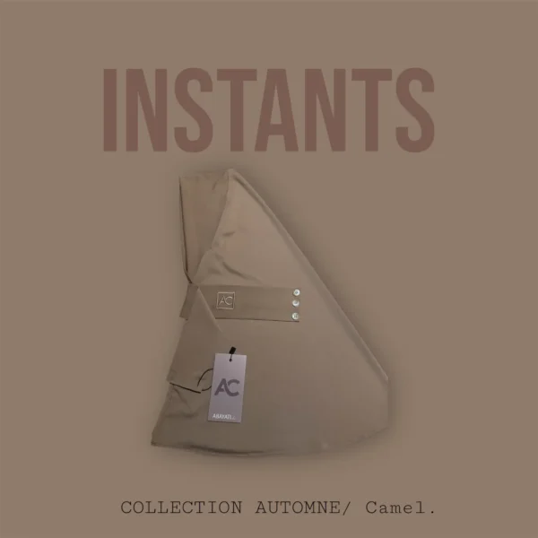 Instants Premium Jersey Hijab : Camel