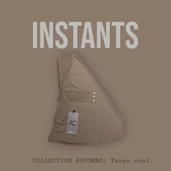 Instants Premium Jersey Hijab : Taupe cool