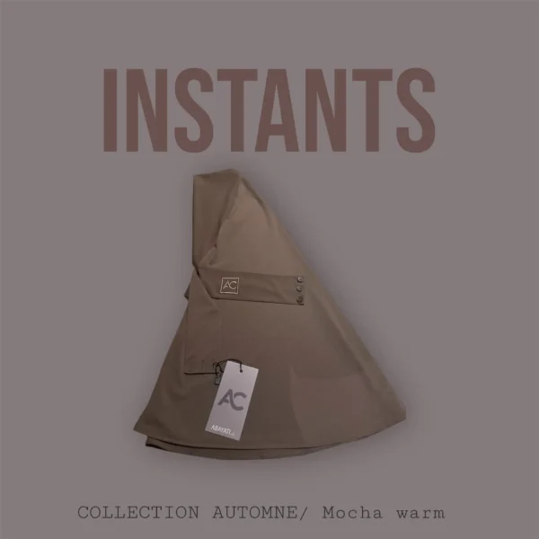 Instants Premium Jersey Hijab : Mocha warm