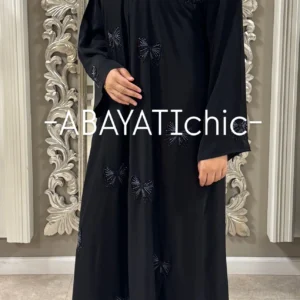 ABAYATI: Bijou Bow Abaya