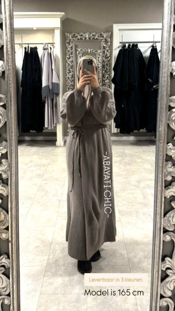 Daily: Ikram wrap cardigan met ceintuur. - Afbeelding 2