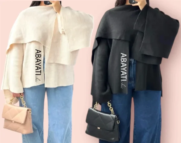 Daily: Zendaya Poncho vest. - Afbeelding 3