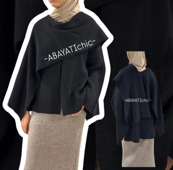 Daily: Zendaya Poncho vest. - Afbeelding 2