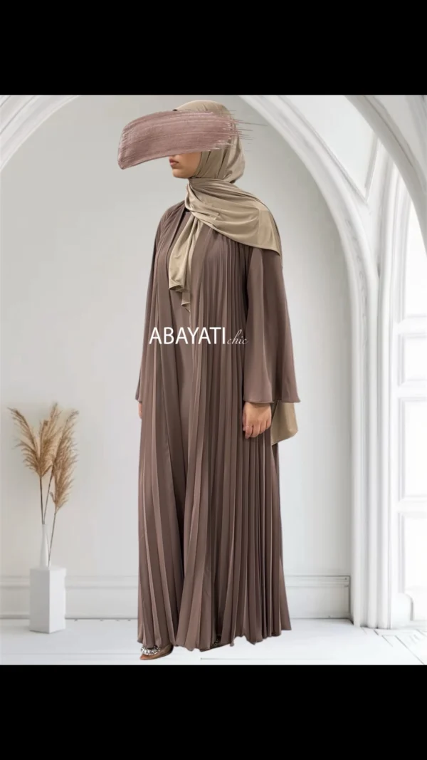 ABAYATI: Plisse set. - Afbeelding 3