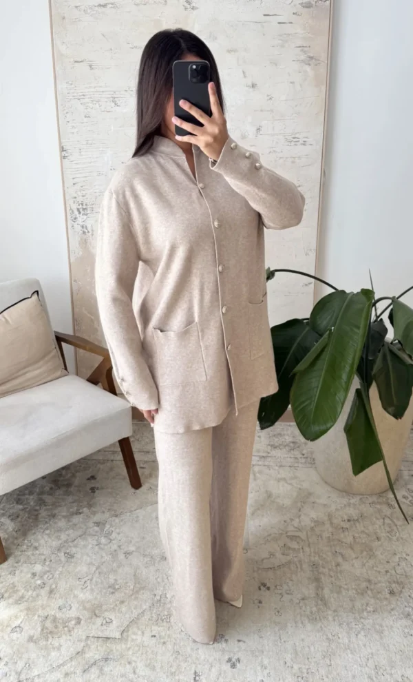 Daily: Jayna Knit cardigan set.