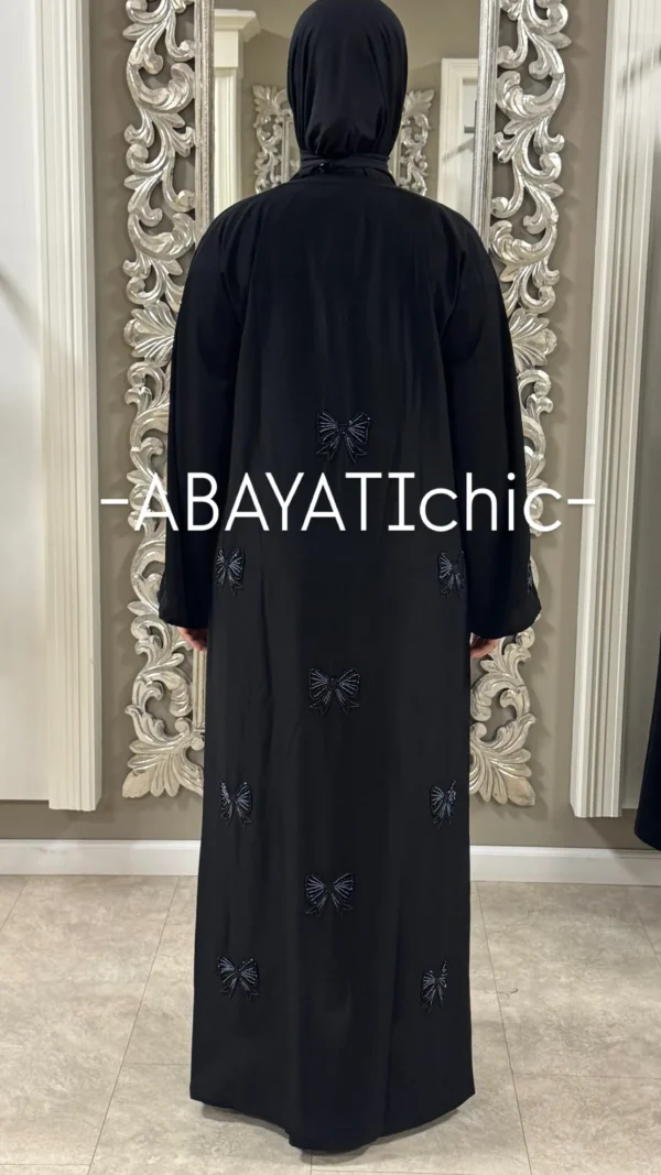 ABAYATI: Bijou Bow Abaya - Afbeelding 2